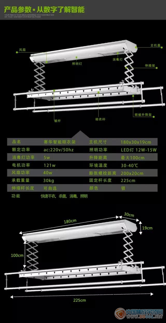  賽華晾衣架：開啟您的智能時(shí)代