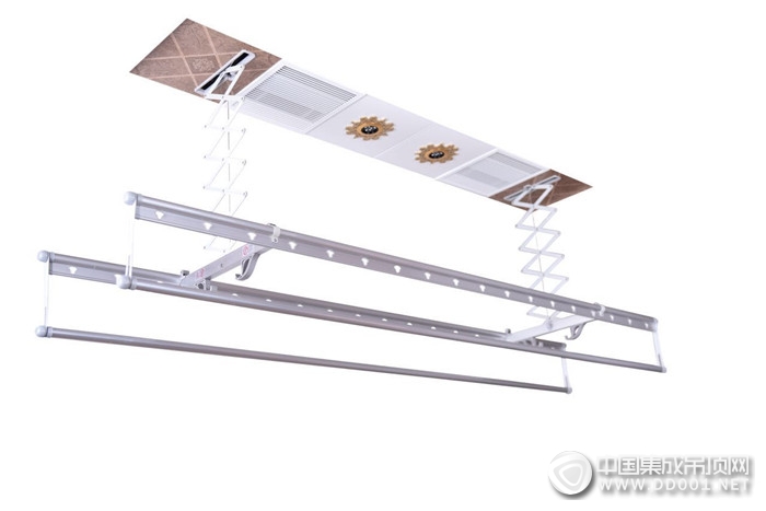 今頂全嵌入式集成晾衣機，從此不再“凸物”