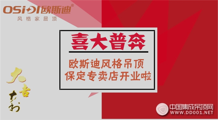 品牌力量勢不可擋，歐斯迪保定專賣店開業(yè)！