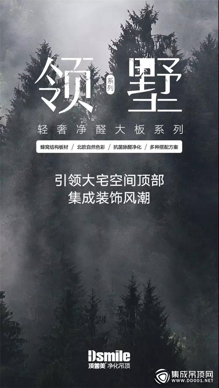 又要好看又要不破壞格局，頂善美凈醛領(lǐng)墅大板系列幫你搞定