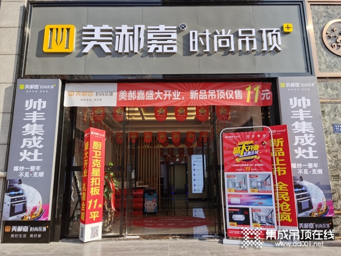 美郝嘉時尚吊頂福建泉州洛江專賣店