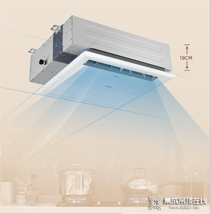天氣太熱不想做飯？有了今頂抗油煙廚房空調(diào)，無懼夏天悶熱廚房