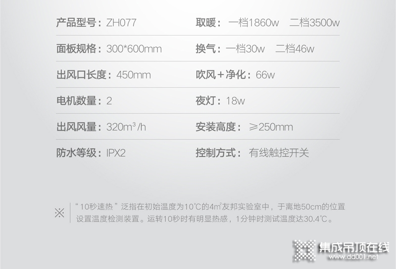 友邦吊頂-A6速熱款暖空調(diào)