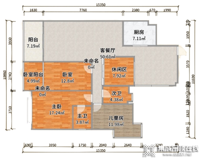 奧華128㎡夢(mèng)中情房，宅家三個(gè)月我都愿意！