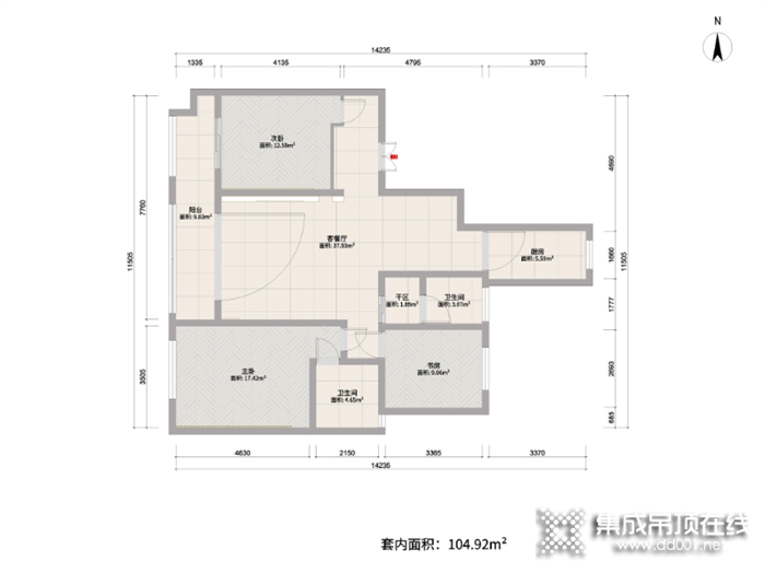 奇力案例賞析 ▏104㎡滿滿現(xiàn)代風(fēng) 太好看了